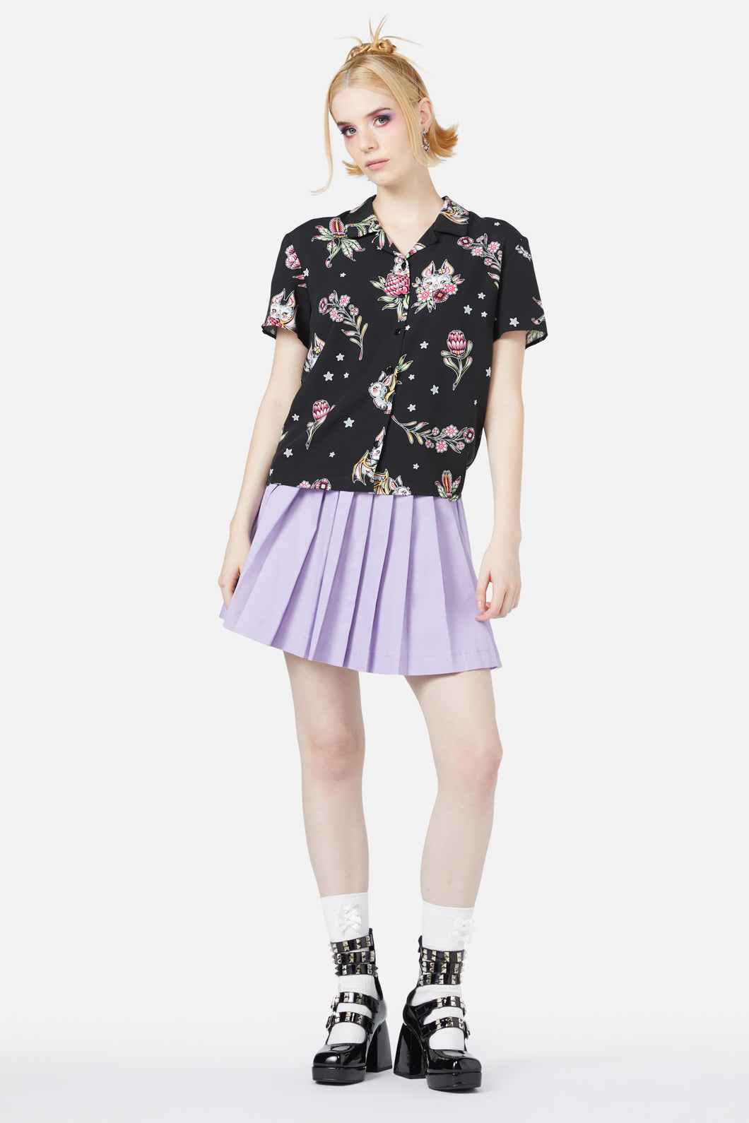 Black Friday - Fruity Bat Blouse - black