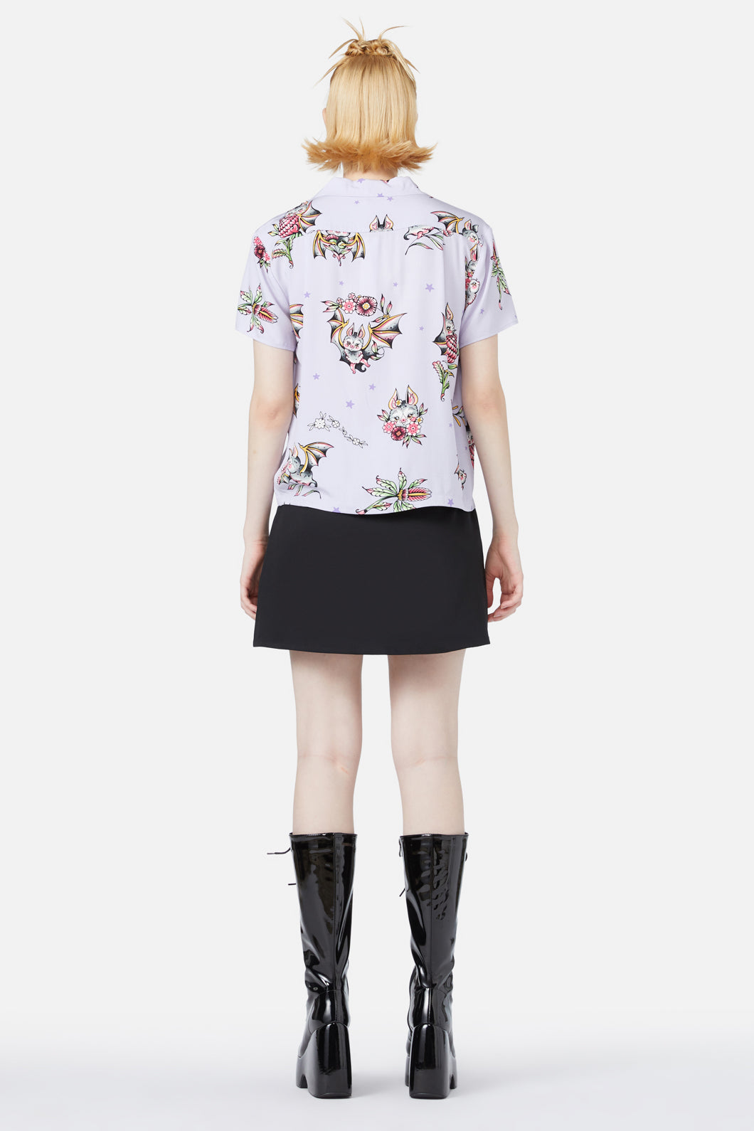 Black Friday - Fruity Bat Blouse - lilac
