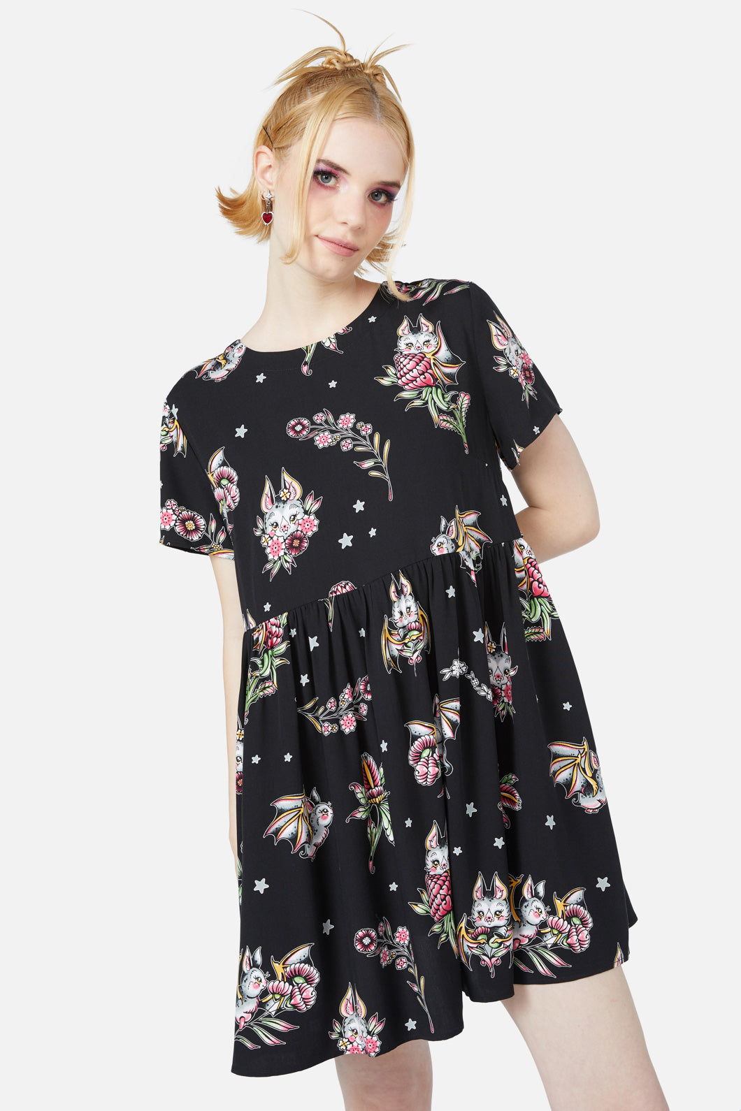 Black Friday - Fruity Bats Dress - black