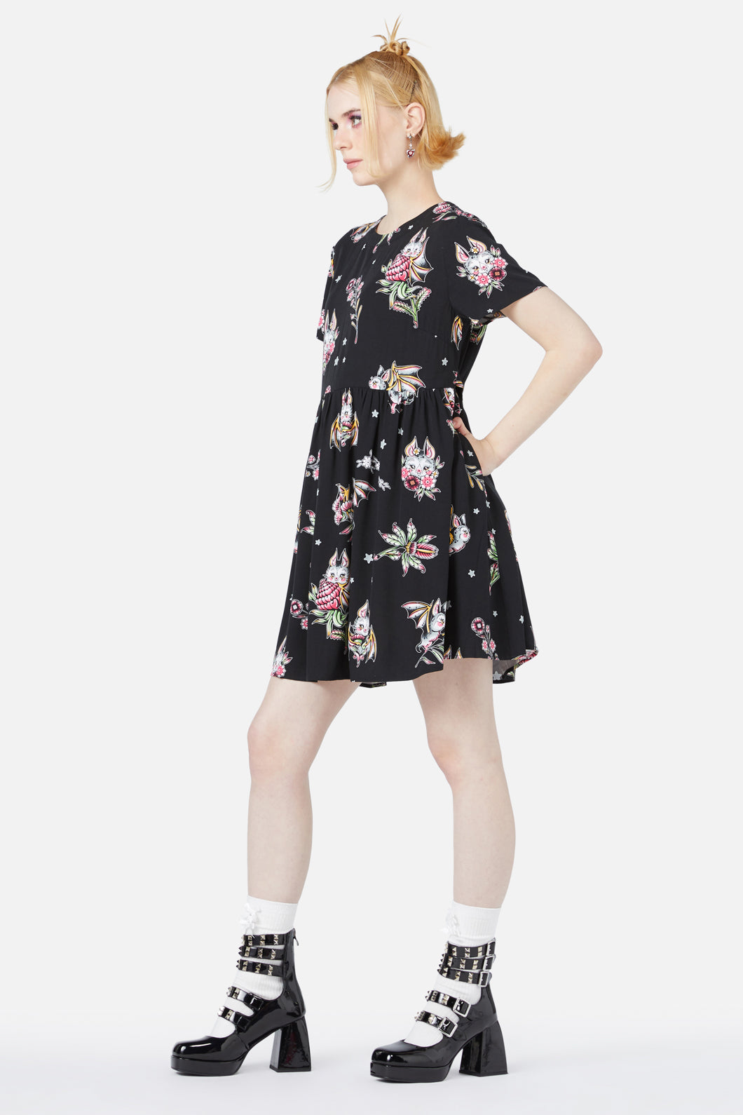 Black Friday - Fruity Bats Dress - black
