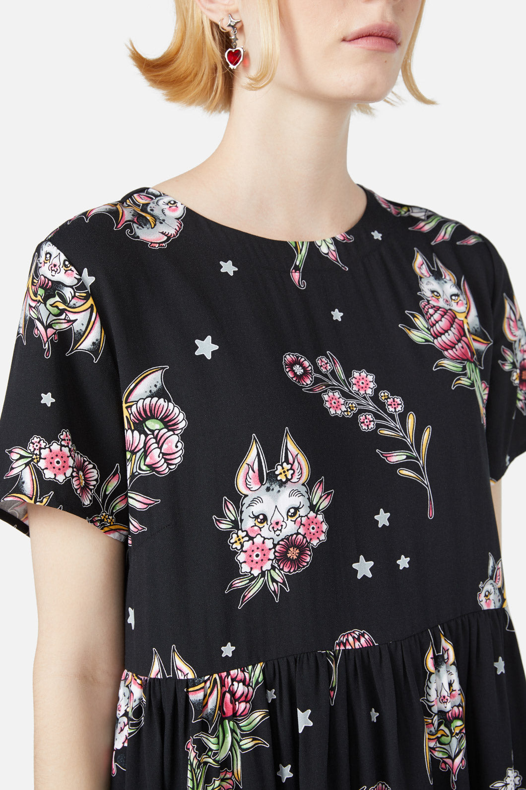 Black Friday - Fruity Bats Dress - black