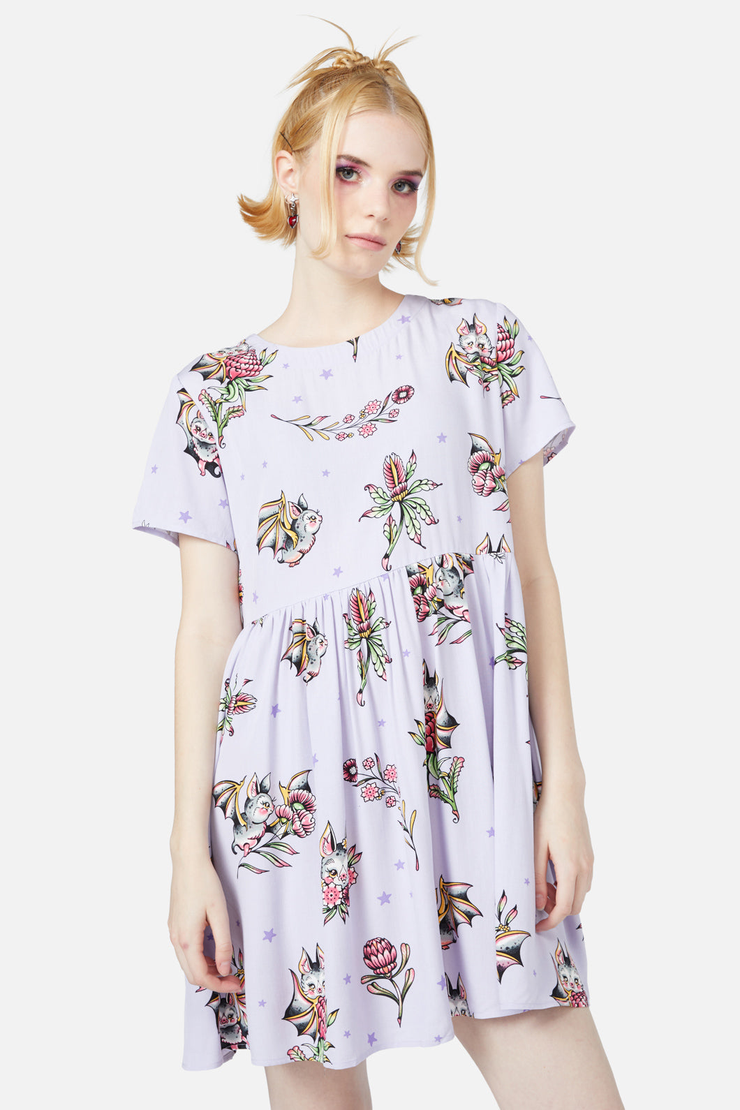 Black Friday - Fruity Bats Dress - lilac