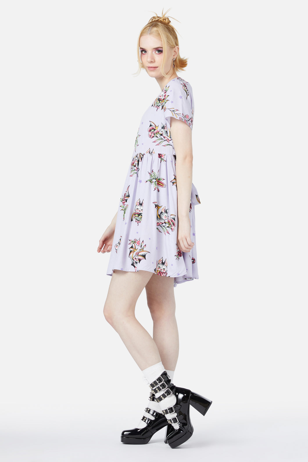 Black Friday - Fruity Bats Dress - lilac