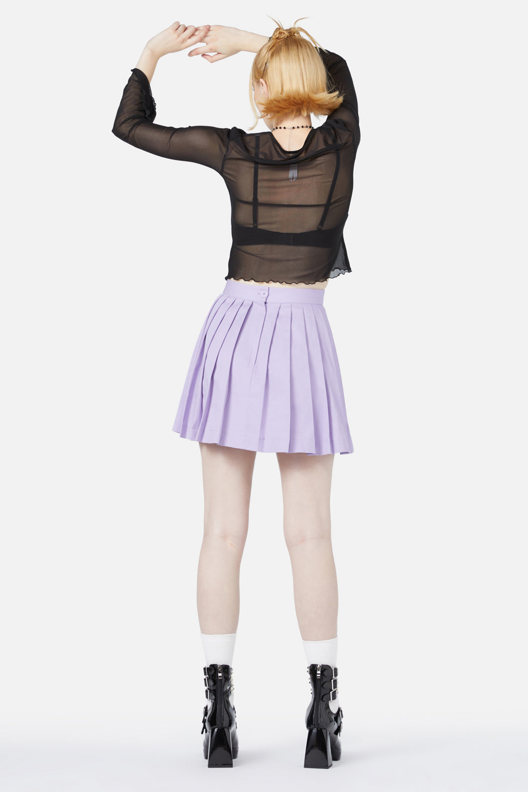 Black Friday - Fruity Bat Skirt - lilac