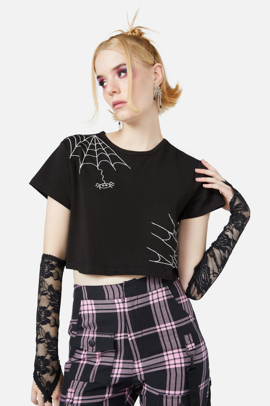 Black Friday - Elm Cropped Tee - black