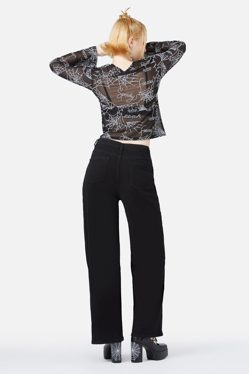 Black Friday - Elm Embroidery Jeans - black