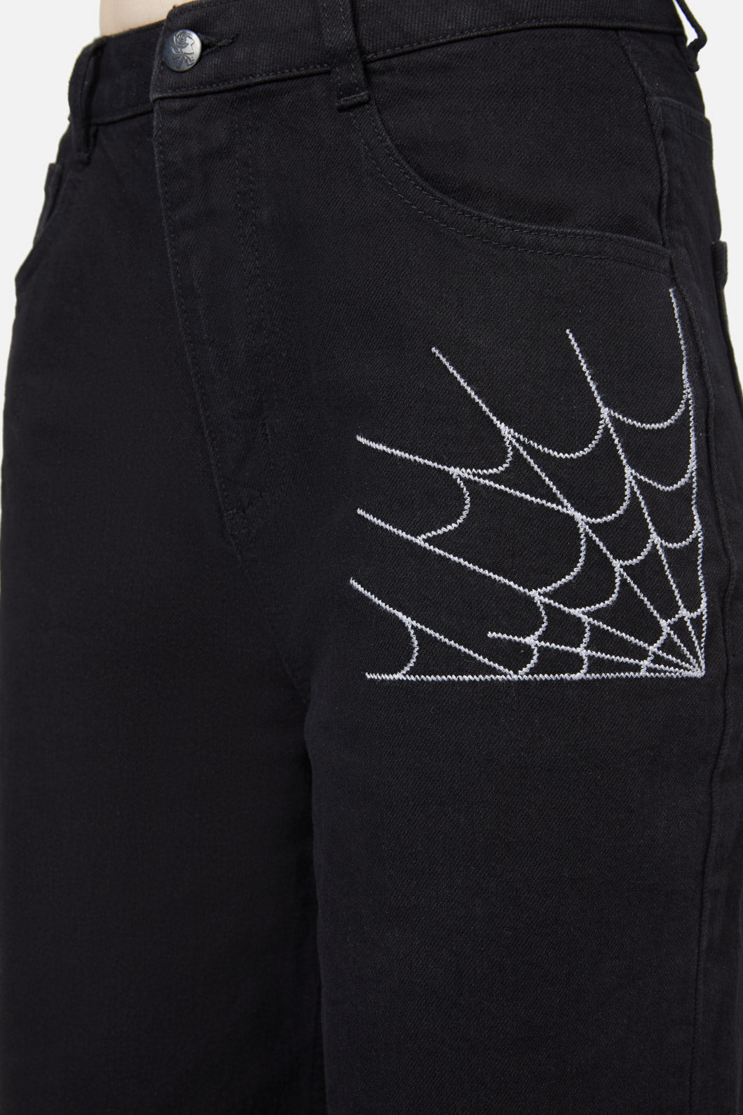 Black Friday - Elm Embroidery Jeans - black