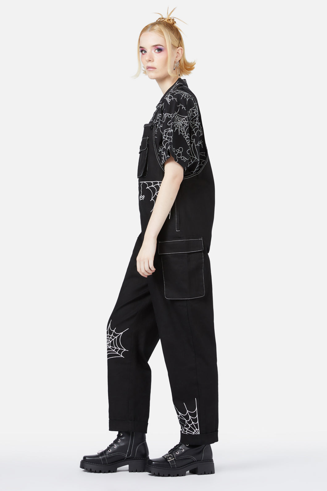 Black Friday - Elm Embroidery Overalls - black