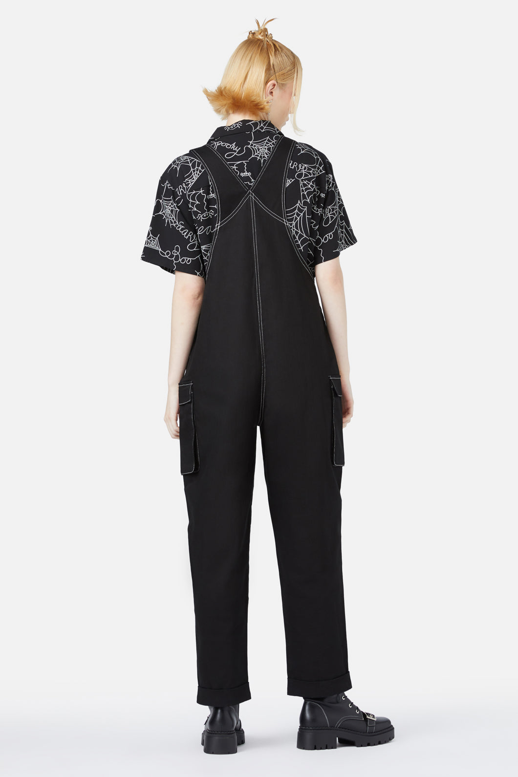 Black Friday - Elm Embroidery Overalls - black