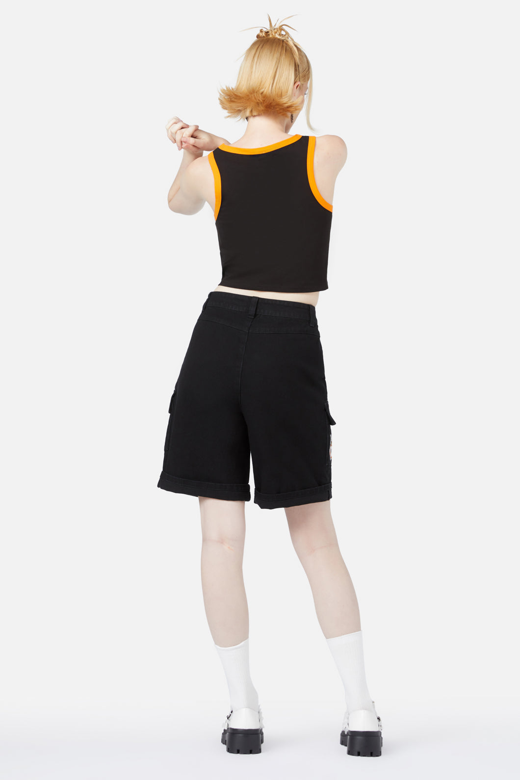 Black Friday - Cat-O-Lantern Short - black