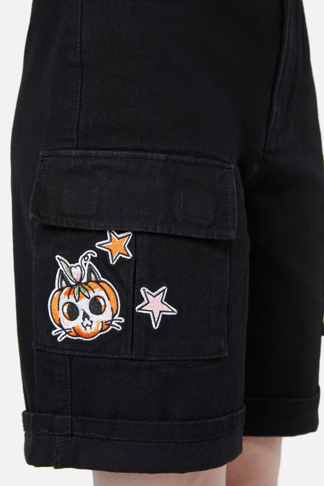 Black Friday - Cat-O-Lantern Short - black