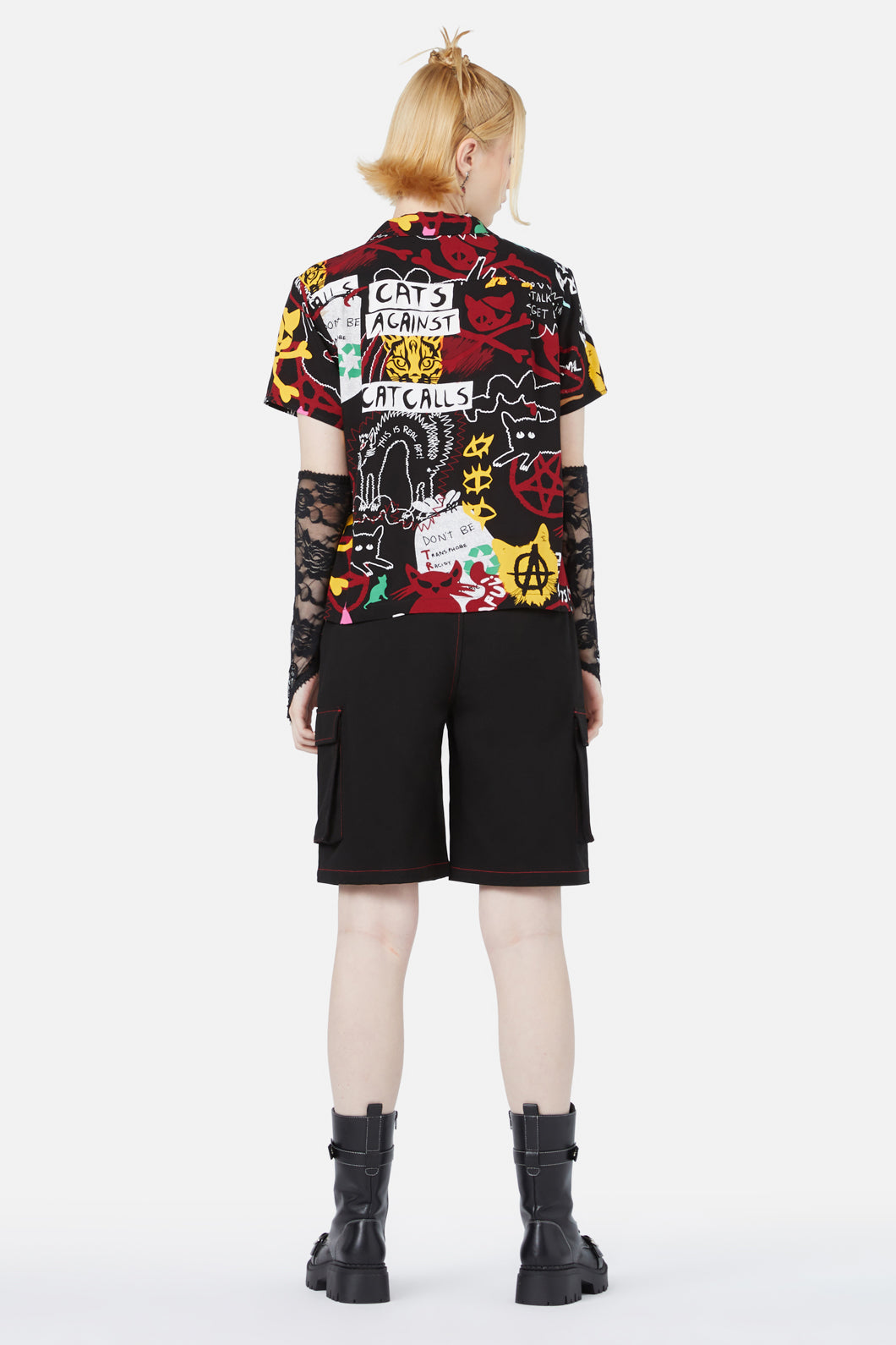 Black Friday - Kitty Riot Blouse - black