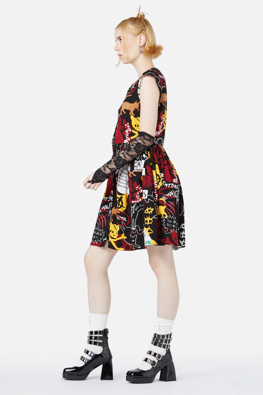 Black Friday - Kitty Riot Dress - black