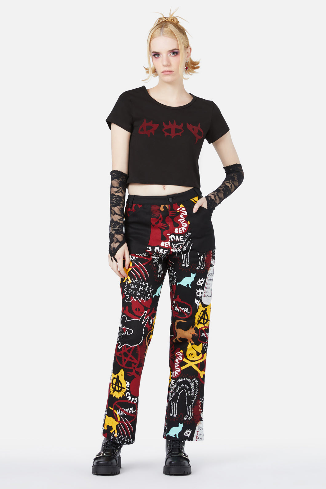 Black Friday - Kitty Riot Pant - black