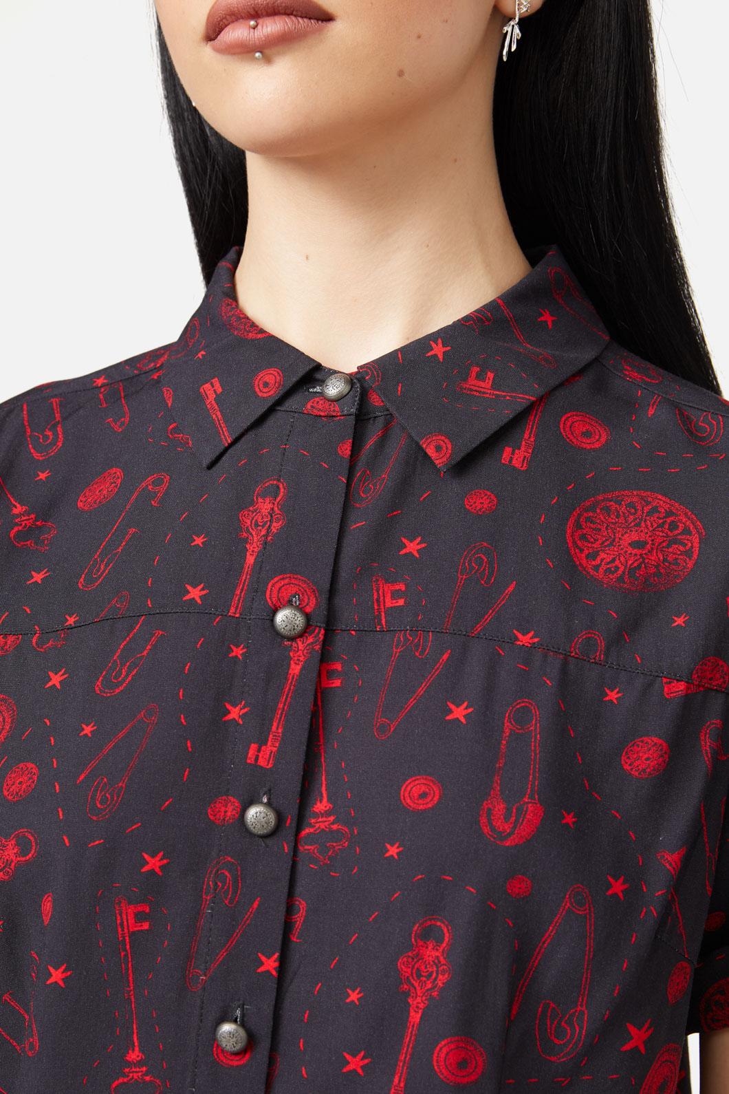 Black Friday - Lock Picker Blouse - black
