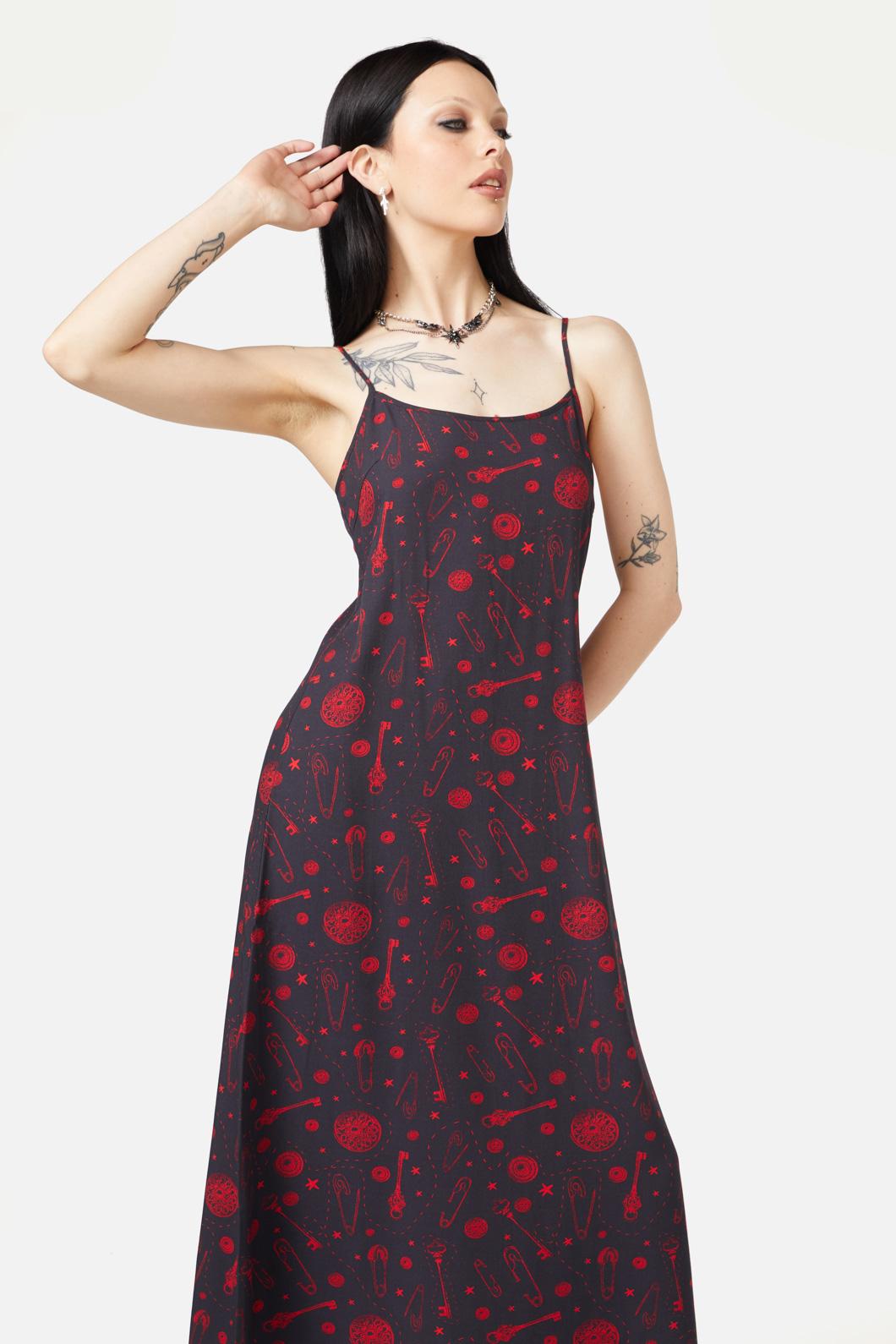 Black Friday - Lock Picker Midi Dress - black