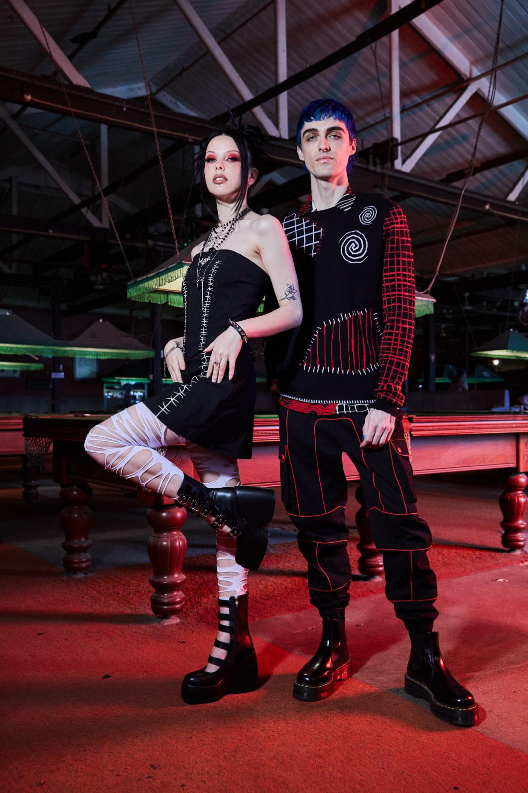 Black Friday - Stitched Up Tank - black