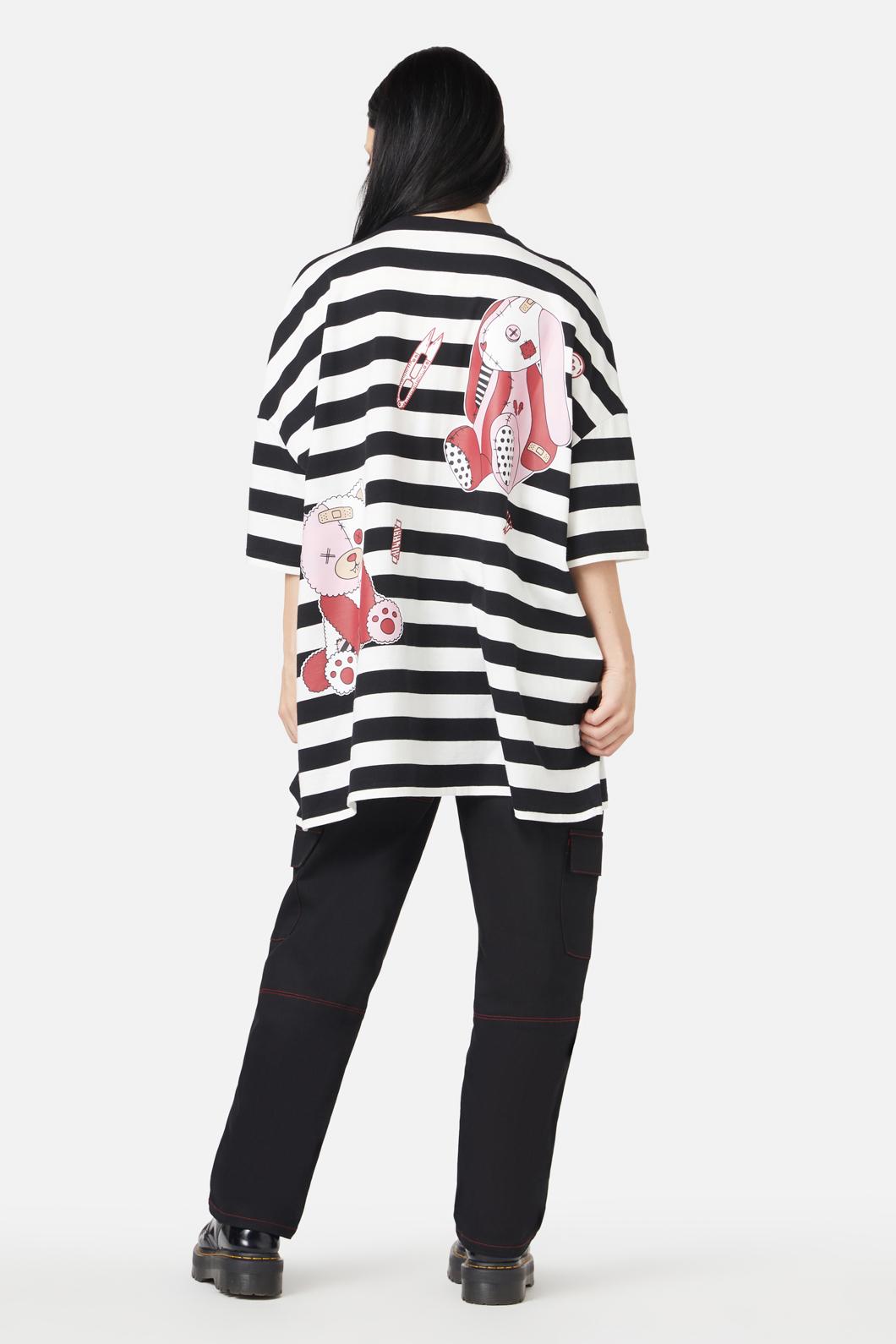 Black Friday - Buttons OS Tee - black-white