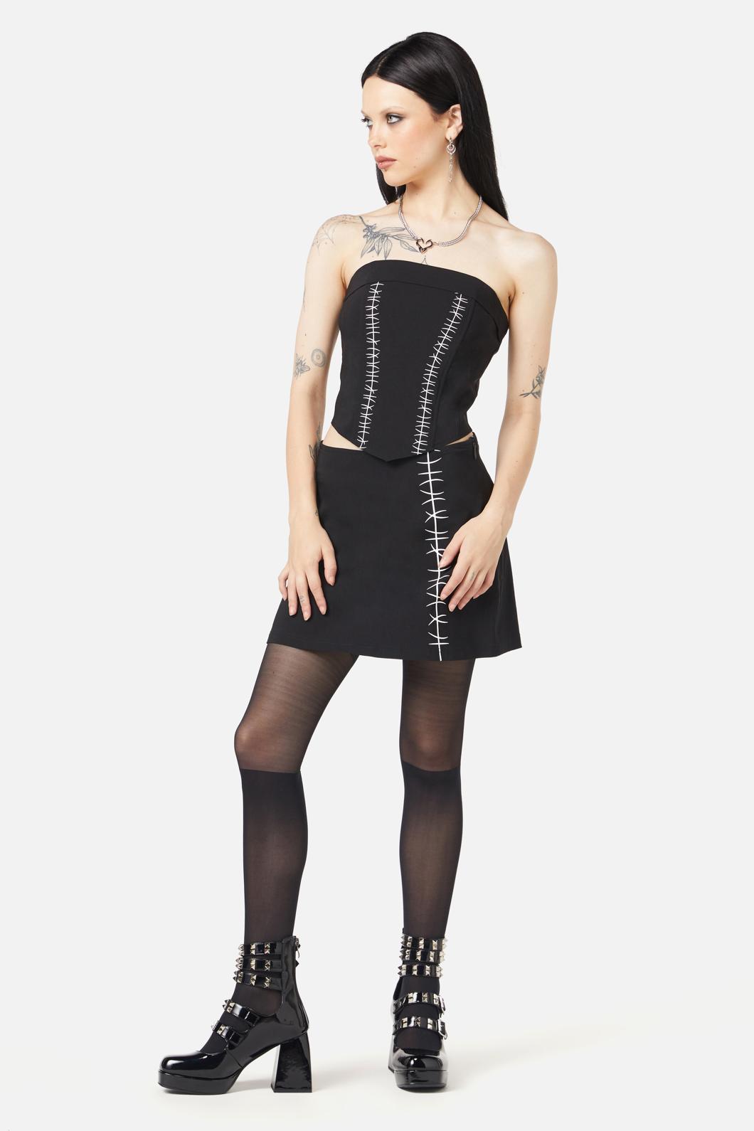 Black Friday - Stitched Up Corset - black