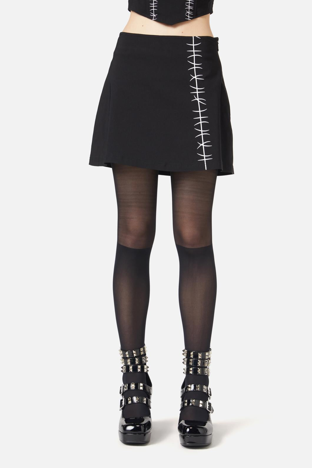Black Friday - Stitched Up Skort - black