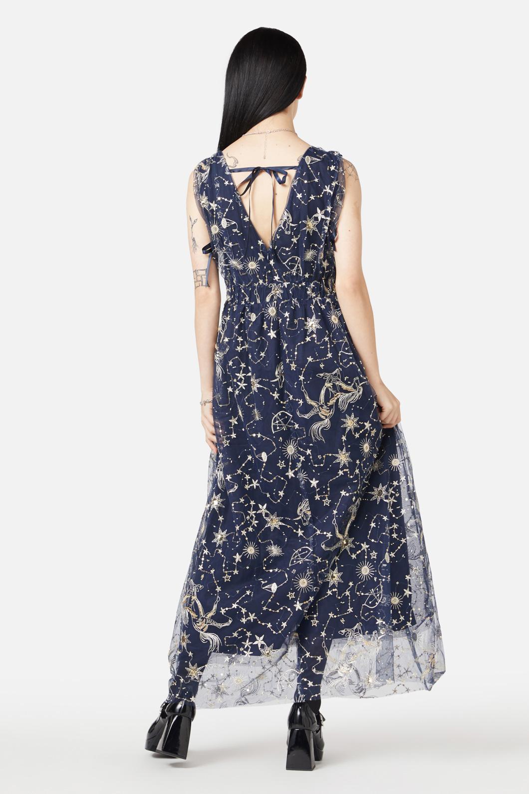 Black Friday - Moon Goddess Formal Dress - navy