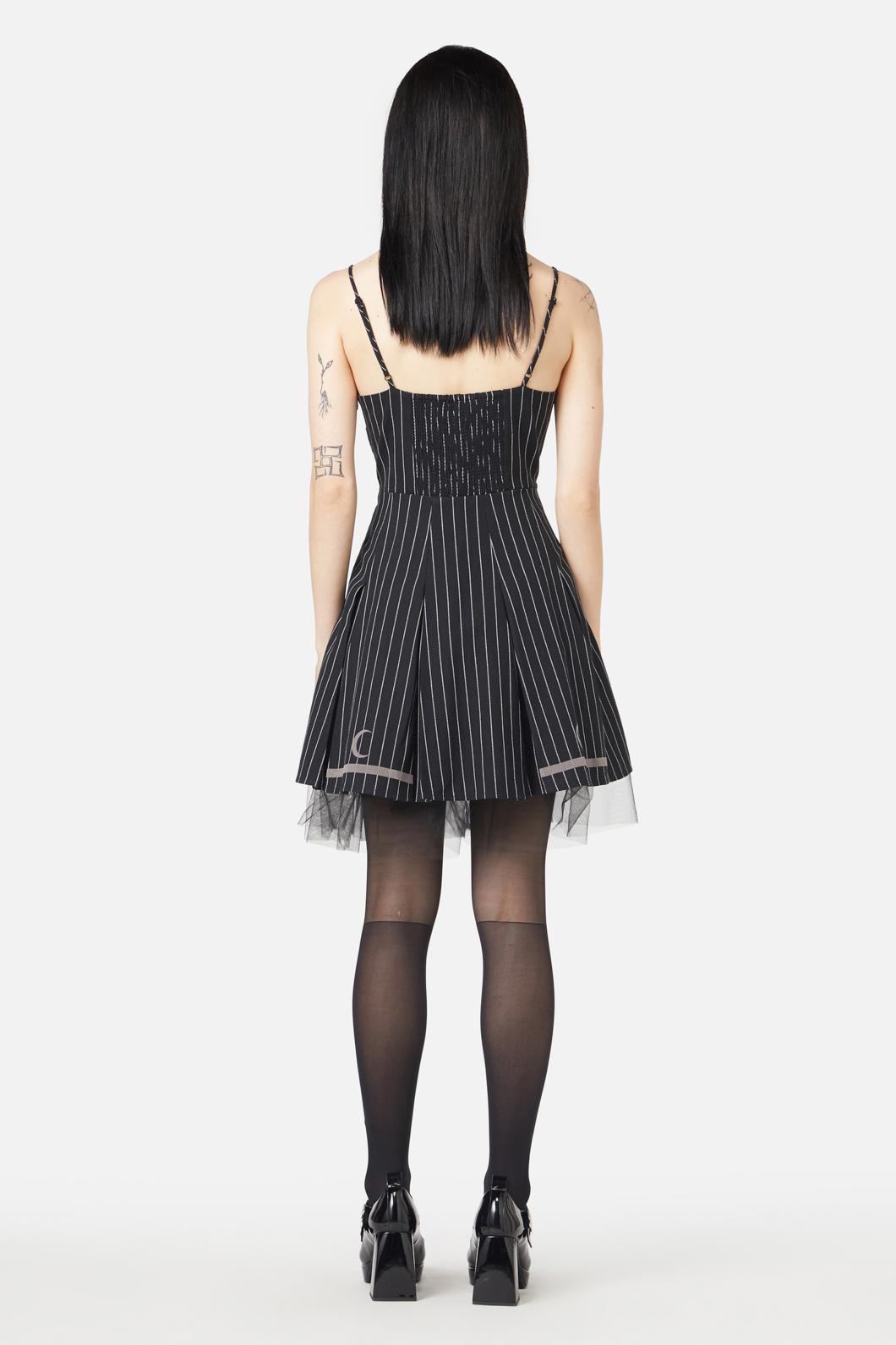 Black Friday - Sew Much Fun Stripe Dress - black