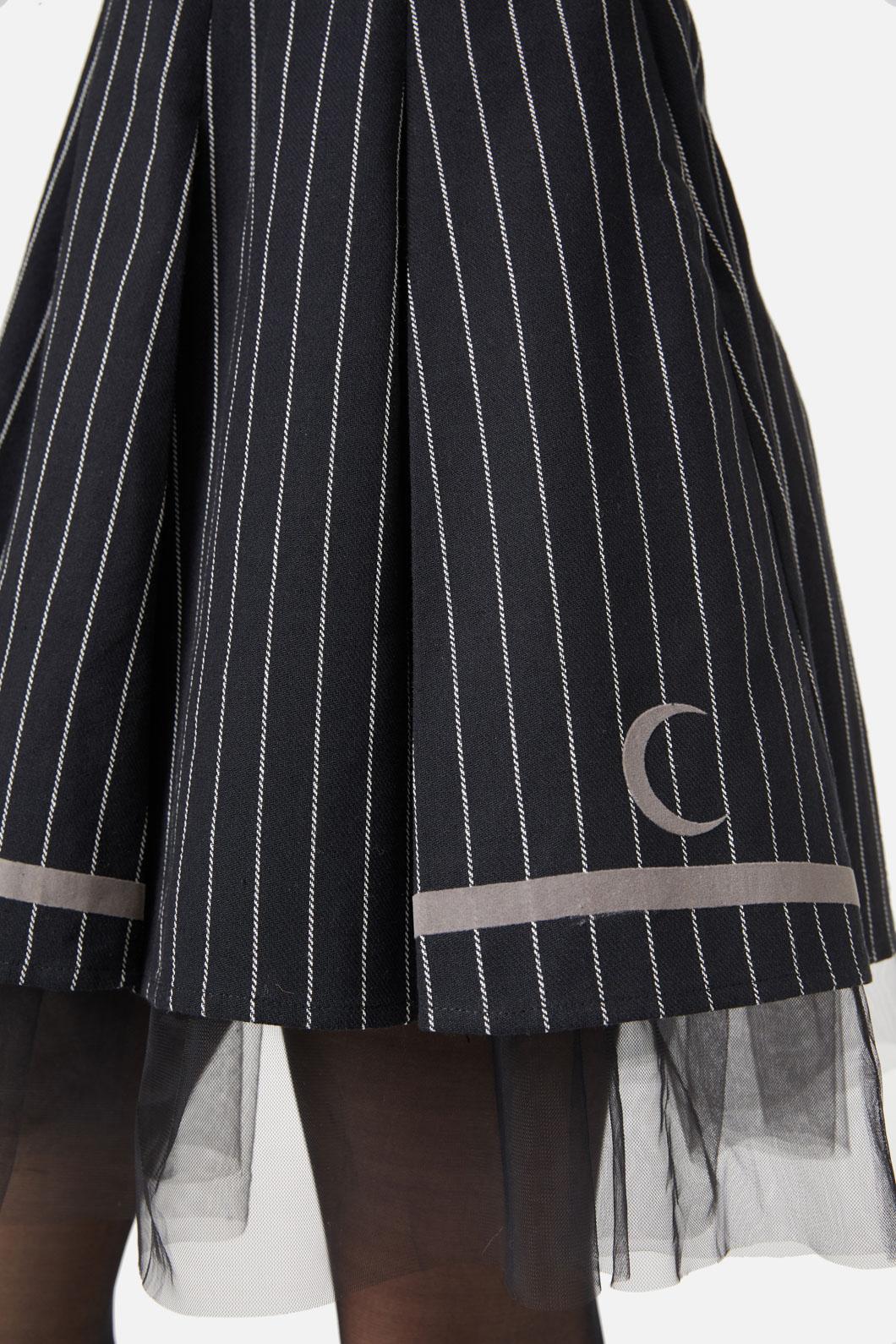 Black Friday - Sew Much Fun Stripe Dress - black