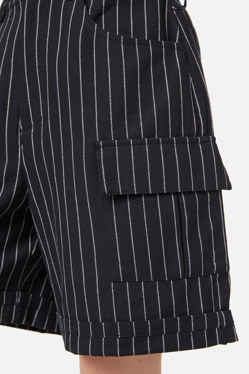 Black Friday - Sew Much Fun Stripe Shorts - black