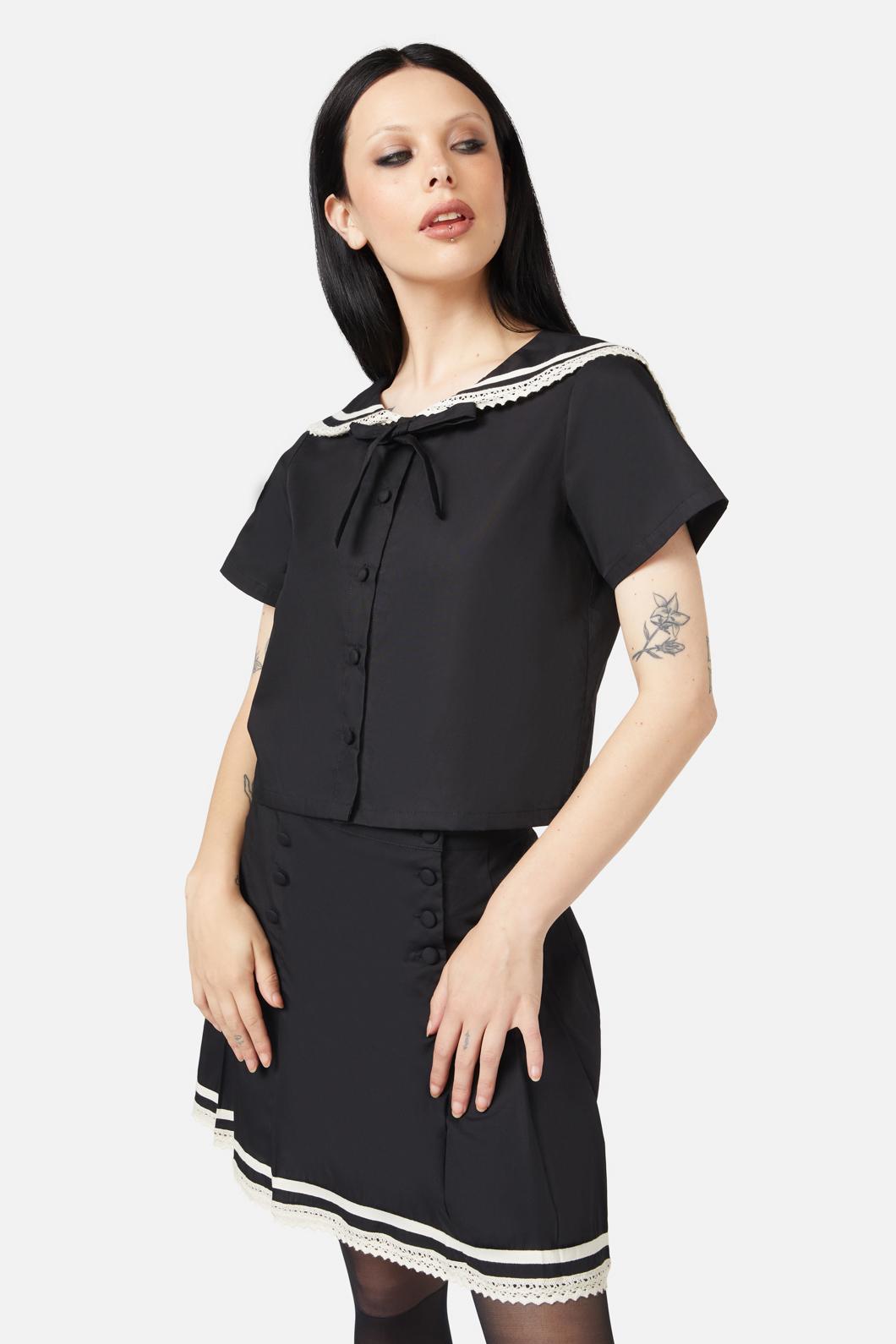 Black Friday - Rebirth Sailor Top - black