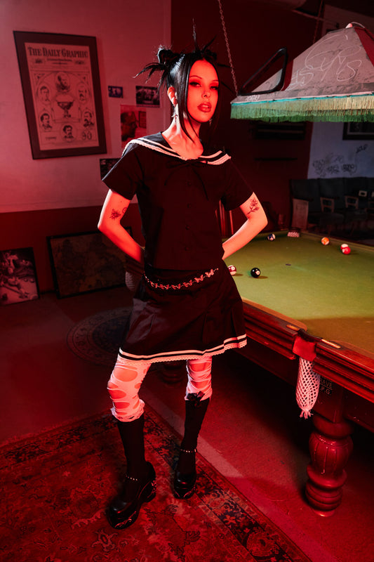 Black Friday - Rebirth Sailor Skirt - black