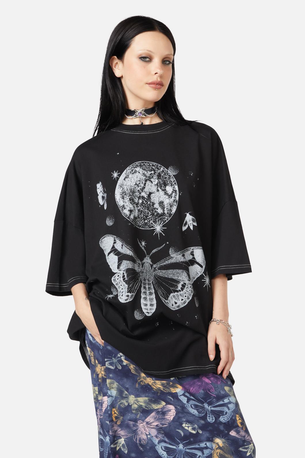 Black Friday - Mega Moth OS Tee - black