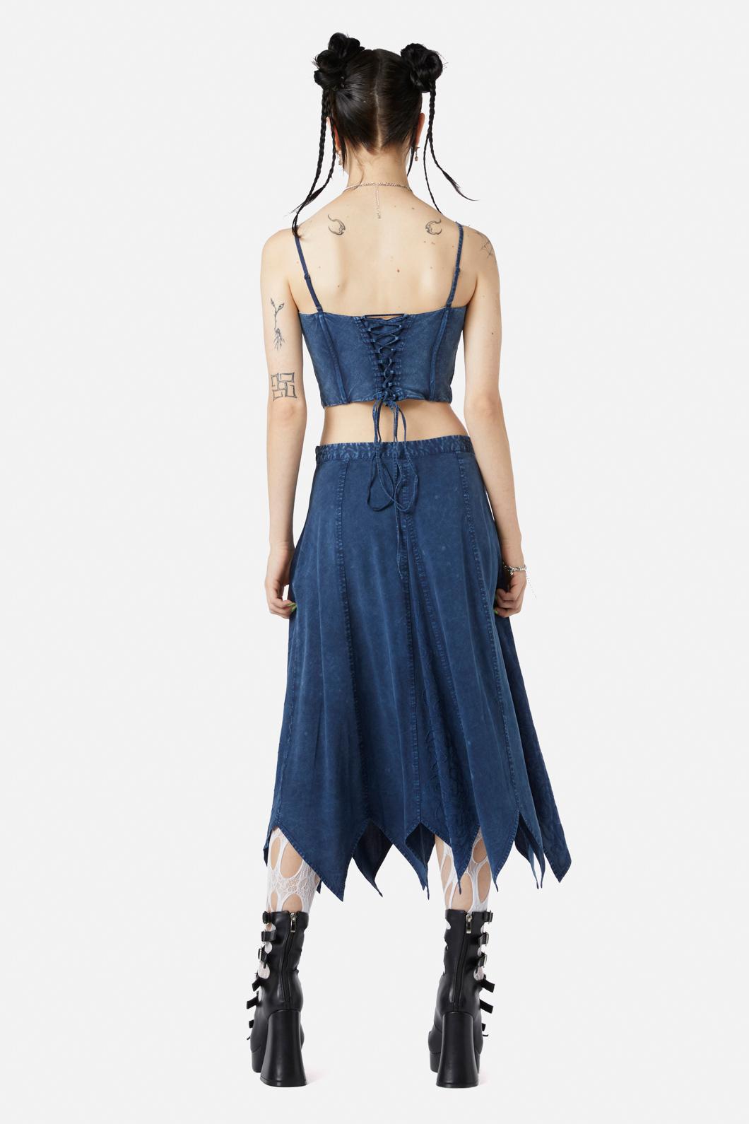 Black Friday - Whimsy Corset Top - midnight