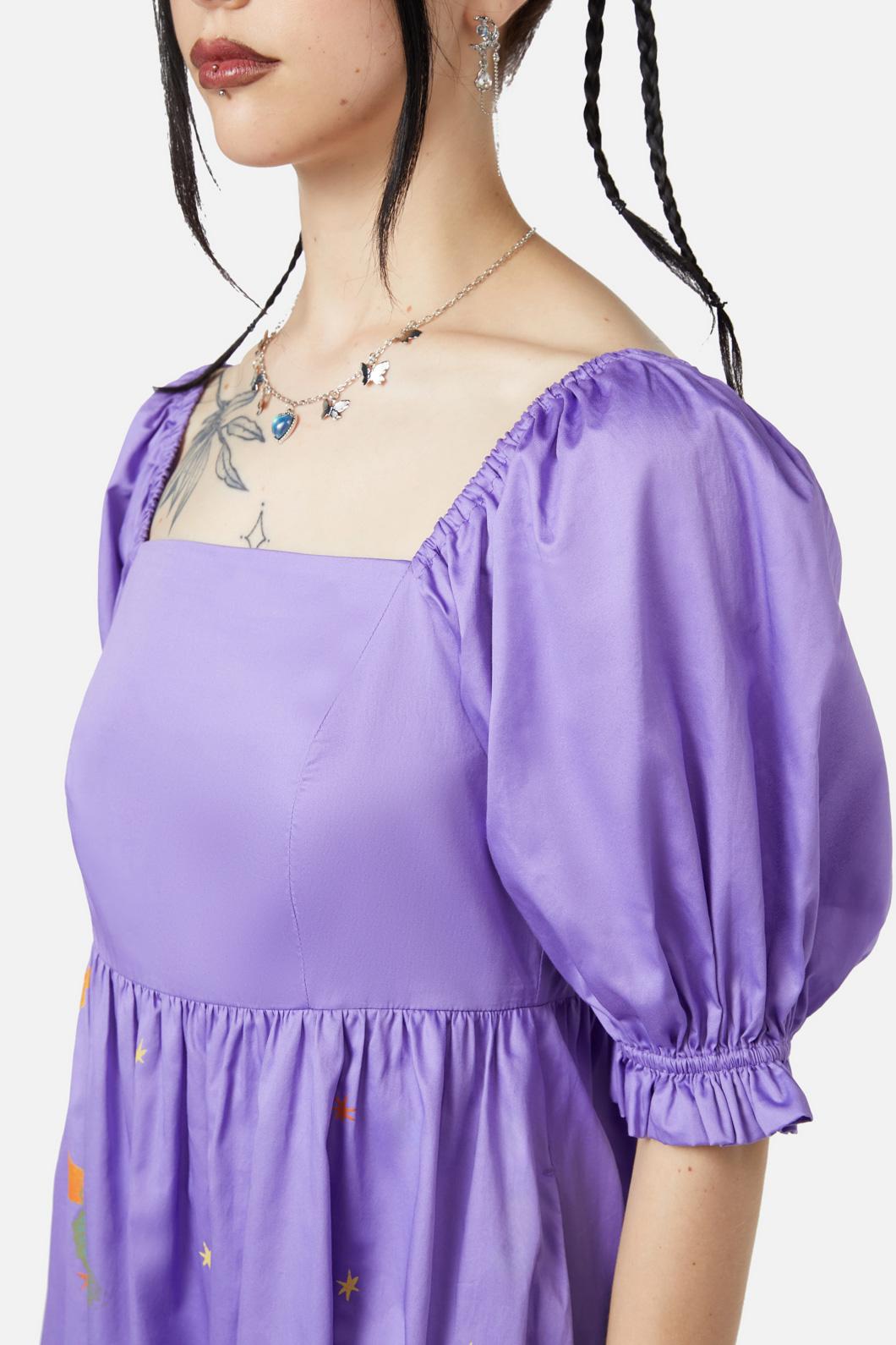 Black Friday - Scenic Nights Dress - lilac