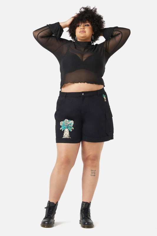 Black Friday - Curve Cutie Mandrake Short - black