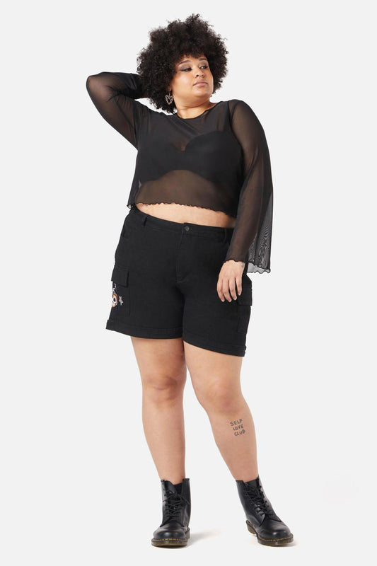 Black Friday - Curve Fly Away Top - black