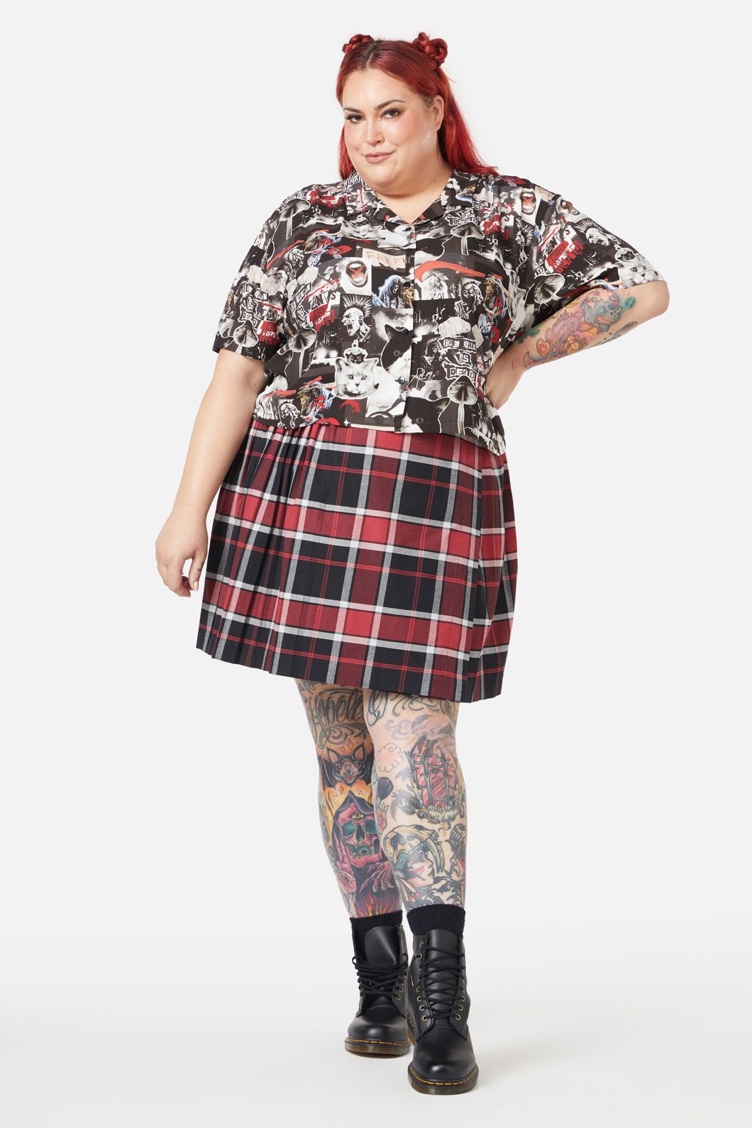 Black Friday - Curve Anakitty Blouse - black