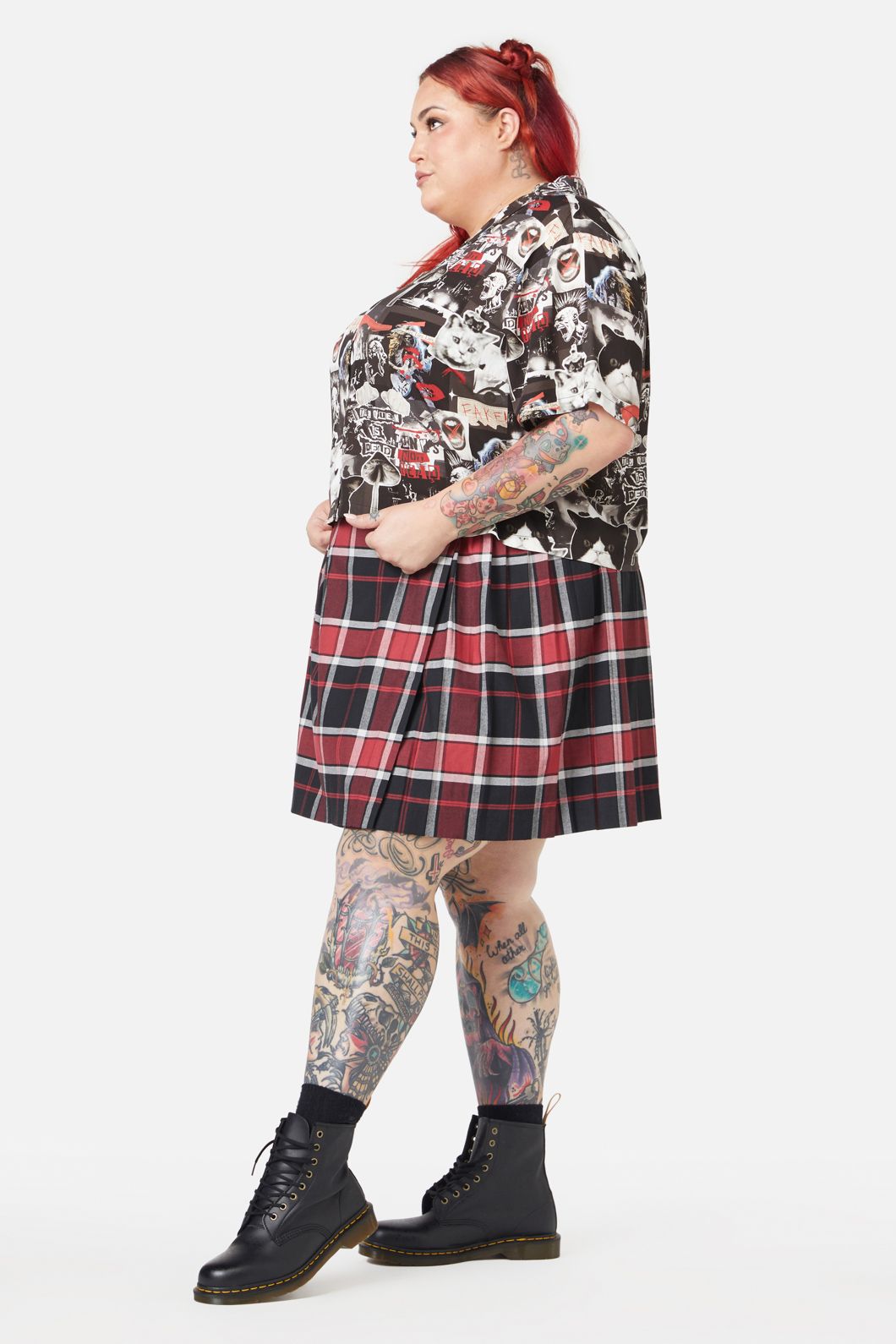 Black Friday - Curve Anakitty Blouse - black