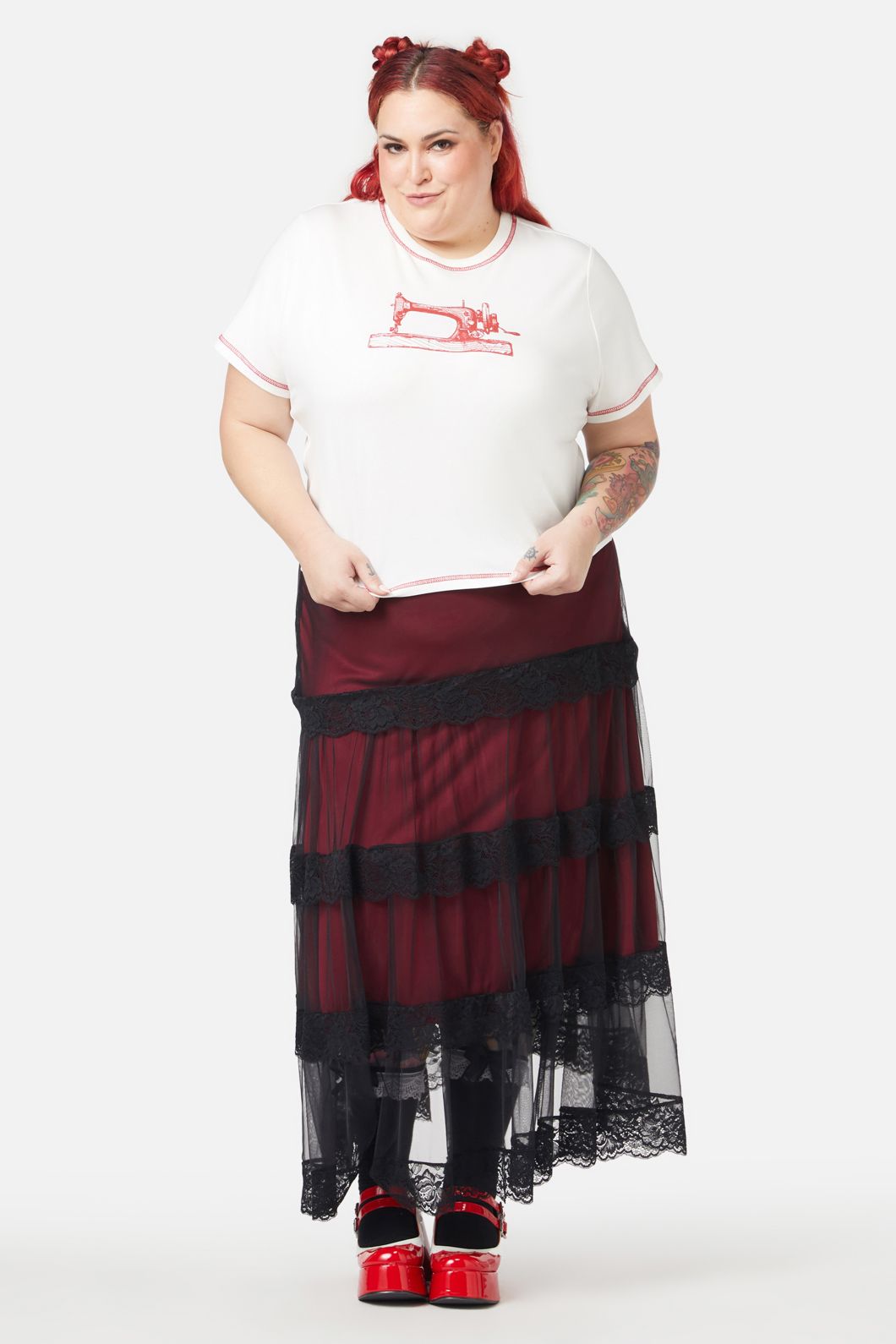 Black Friday - Curve Machinist Tee - cream