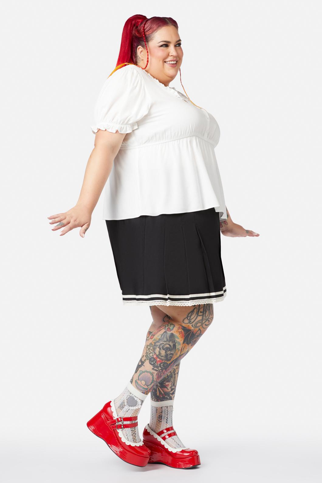 Black Friday - Curve Seeing Light Blouse - cream