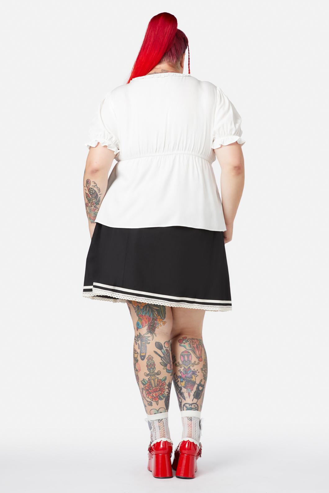 Black Friday - Curve Seeing Light Blouse - cream