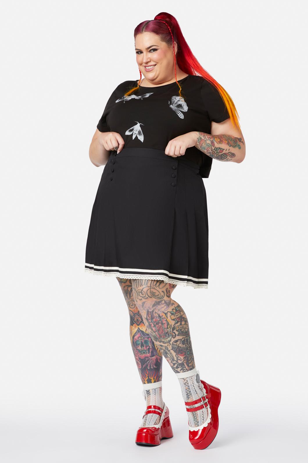 Black Friday - Curve Rebirth Sailor Skirt - black