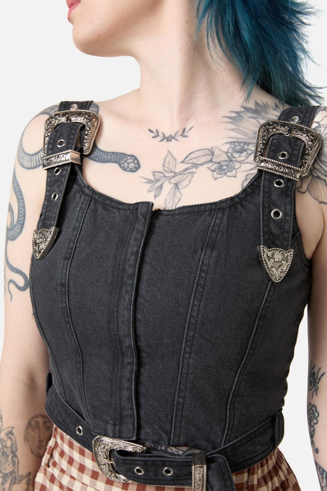 Black Friday - Deadwood Corset - black