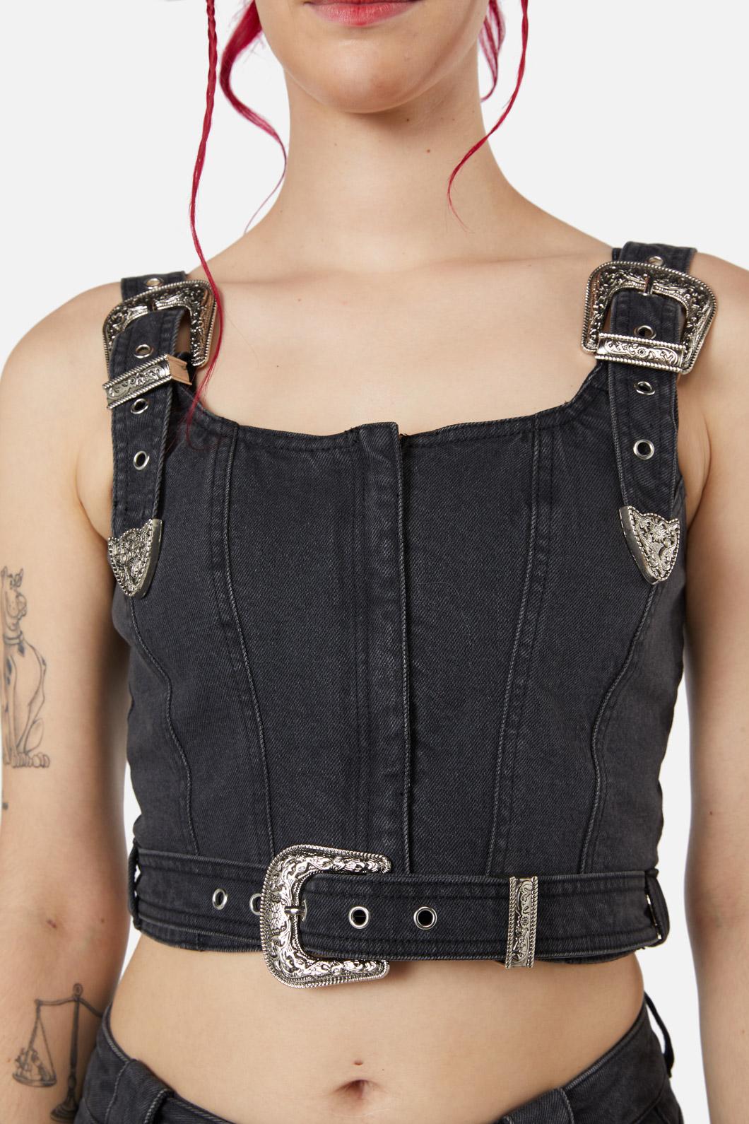Black Friday - Deadwood Corset - black