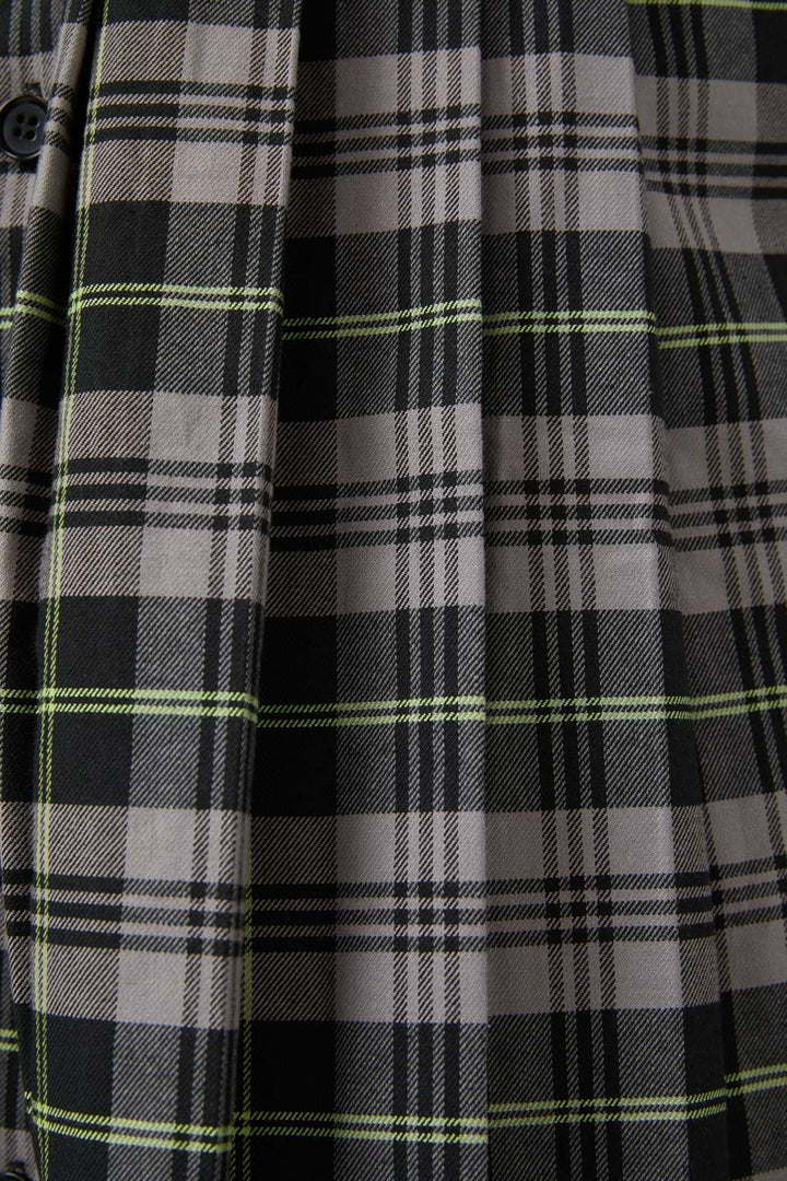 Black Friday - Encounter Tartan Dress - black-green