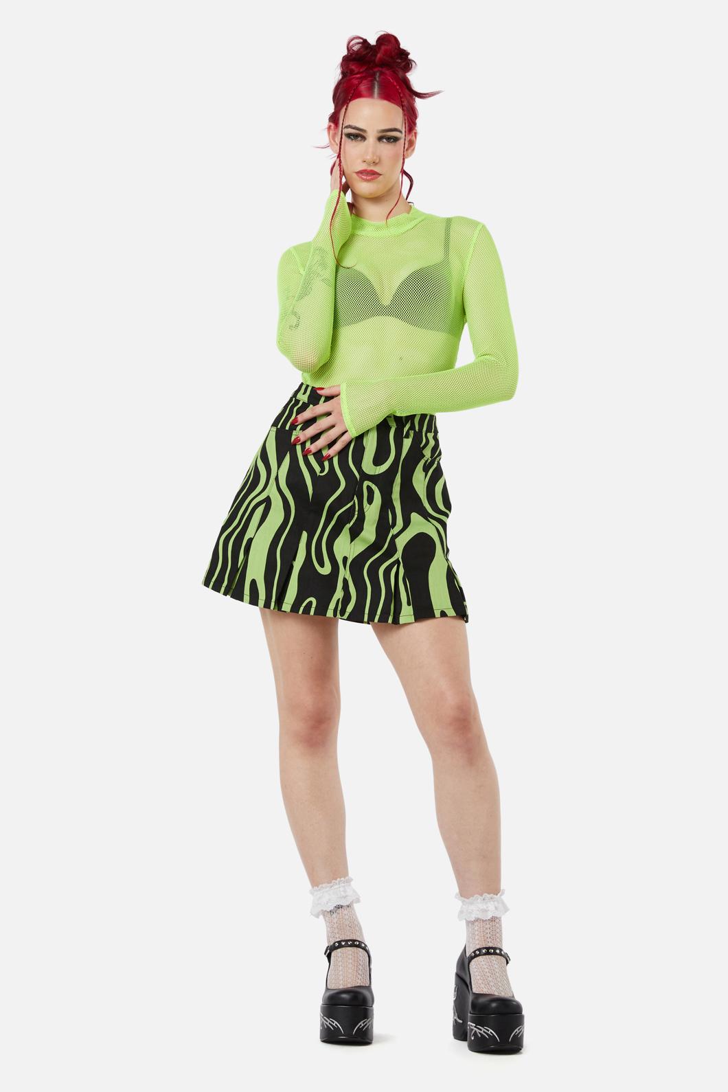 Black Friday - Ghostlore Mesh Top - green