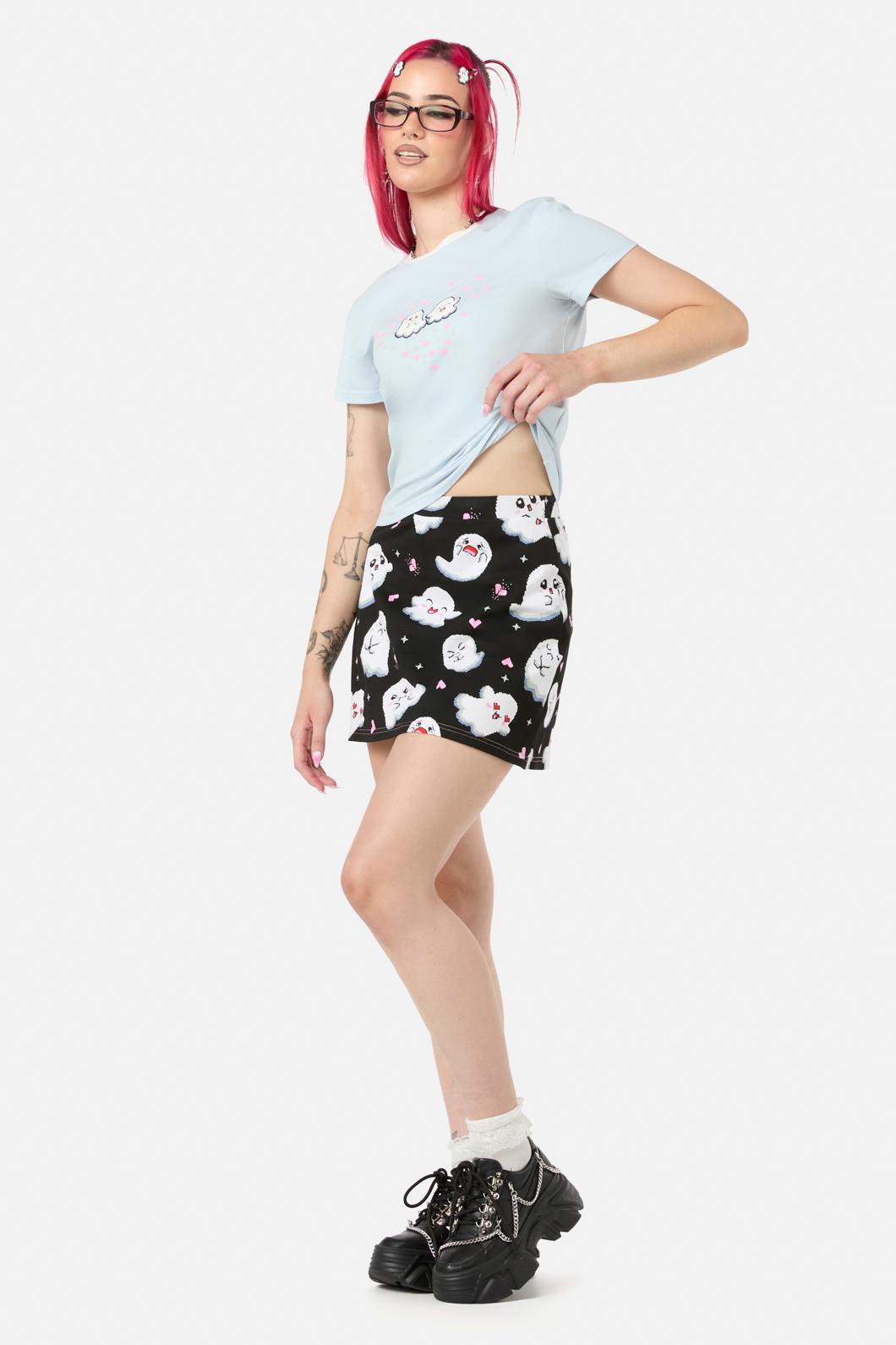 Black Friday - Ghostie Print Skort - black