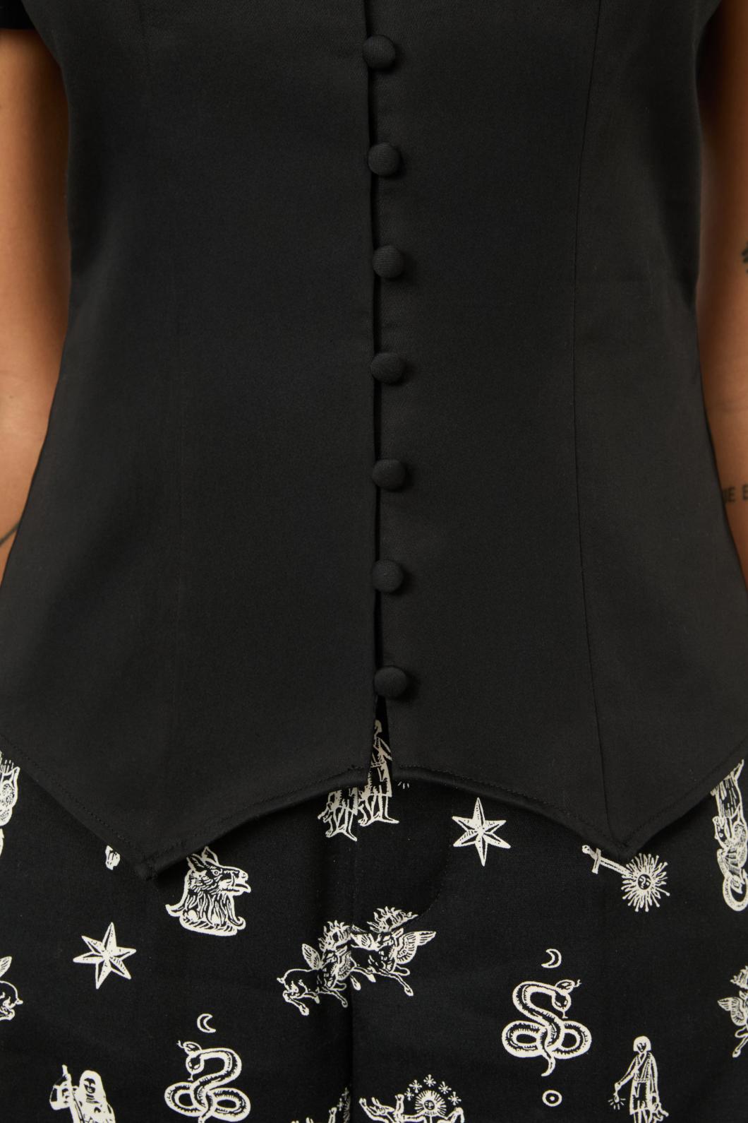 Black Friday - Maid Of Orleans Top - black