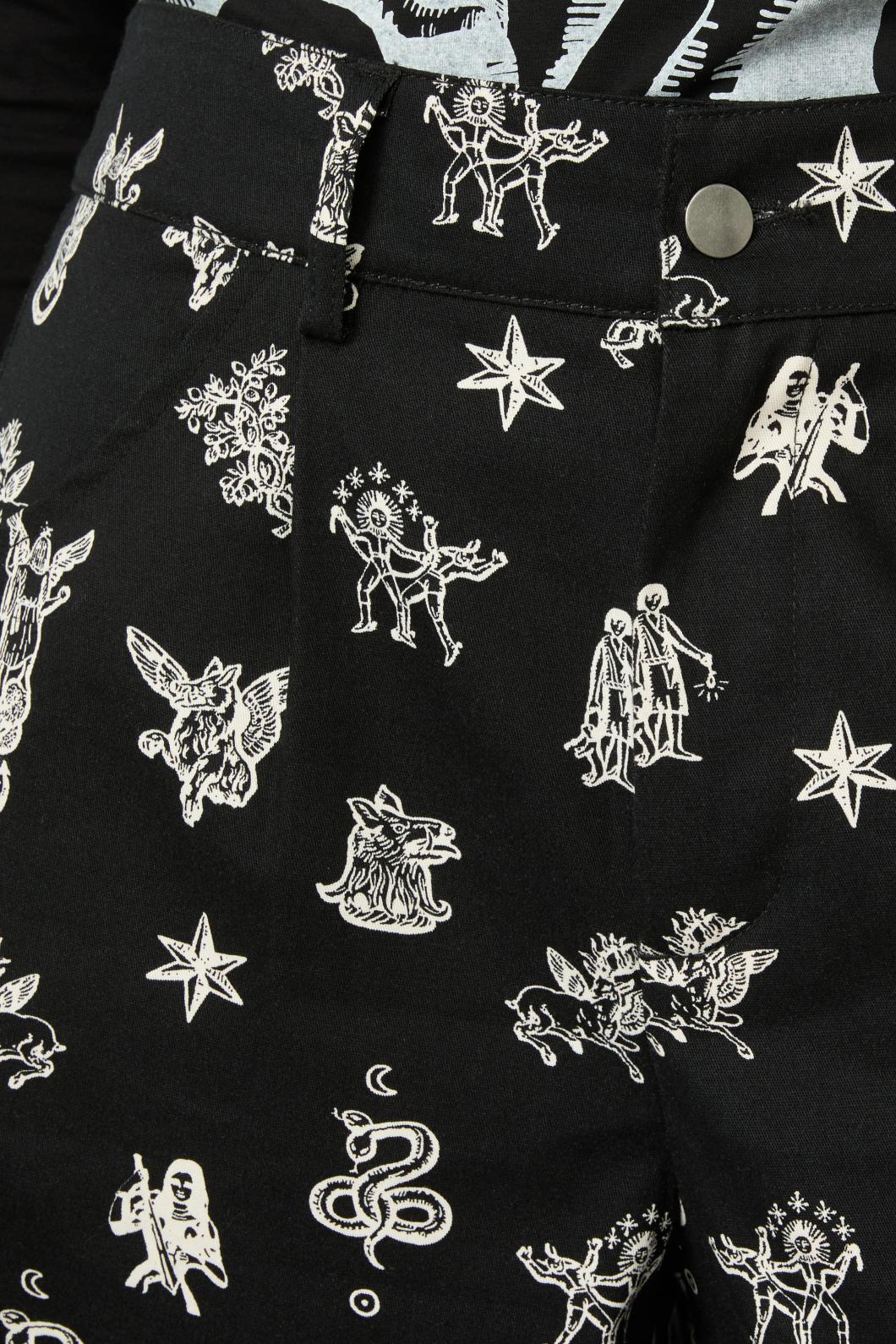 Black Friday - Darc Printed Pants - black