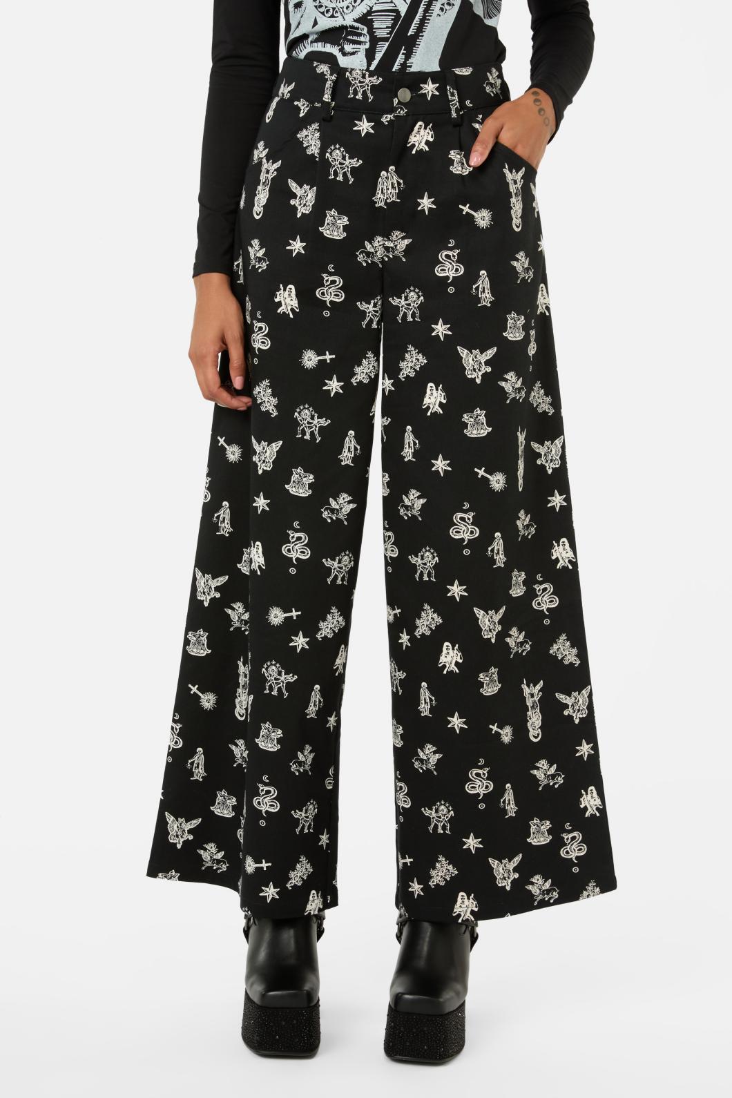 Black Friday - Darc Printed Pants - black