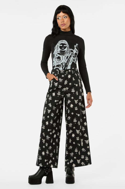Black Friday - Darc Printed Pants - black